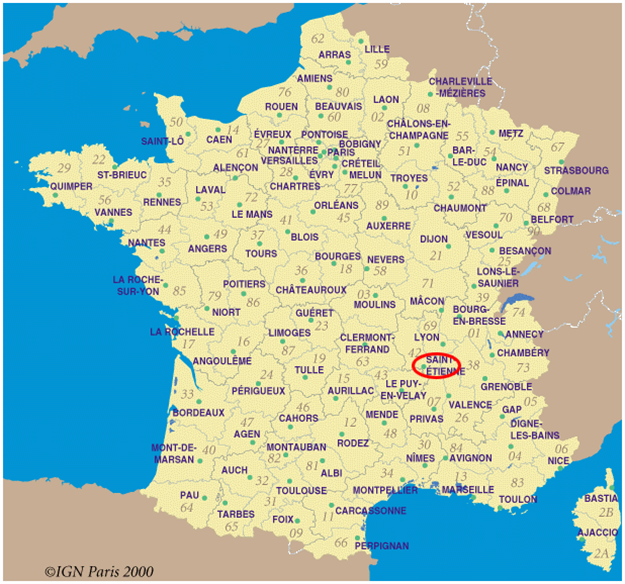 St Etienne France Map Programs > Brochure > Study Abroad & Global Learning